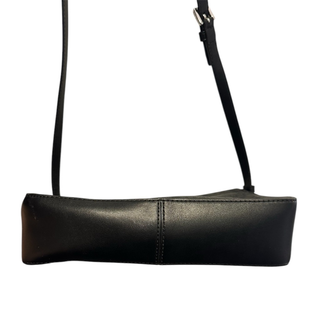 Michael Kors Jesse medium logo Black and silver Crossbody Bag - Picture 5 of 9